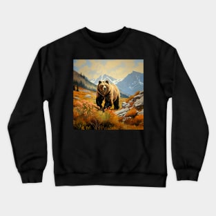 Bear in the Mountains Crewneck Sweatshirt